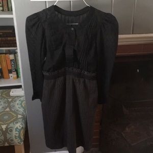 Black and gray dress